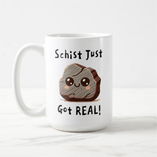 Schist heeft net echt - Schattigee geologie woords Koffiemok