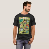 Schitt&x27;s Creek Town Map Classic T-Shirt (Voorkant volledig)