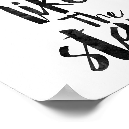 Schitter Als De Sterren Poster (Hoek)