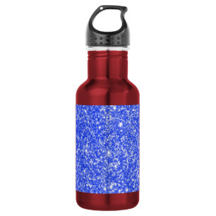Schitter Blauw Waterfles