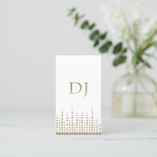 Schitter DJ- Visitekaartje (Staand voorkant)