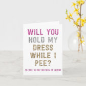 Schitter Greep Mijn Kleding terwijl ik Matron van Kaart (Gele Bloem)