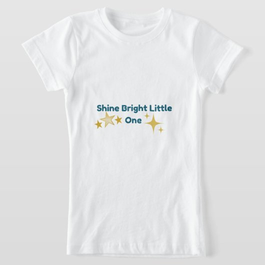 Schitter Klein Iets Inspirerend T-Shirt voor Kinde (Laagn)