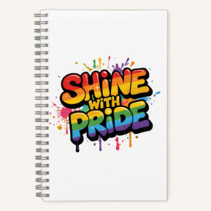 Schitter met trots – Kleurvolle LGBTQ+ Regenboog C Notitieboek
