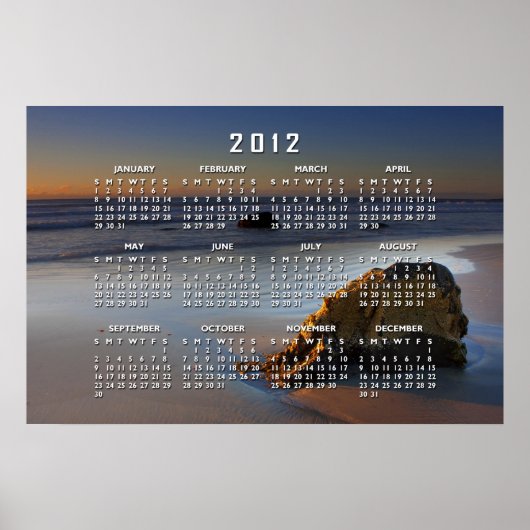 Schitter op jou Crazy Diamonds Kalender Poster (Voorkant)