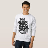 Schitter op kwaliteit SweatShirt (Voorkant volledig)