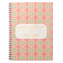 Schitter straal als de zon Positieve Quote Mandala