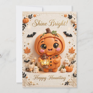 Schitter straal! Uitnodiging voor Halloween met ee