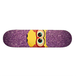 Schitter Uil Persoonlijk Skateboard