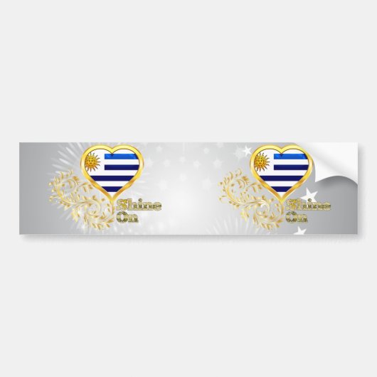 Schitter Uruguay Bumpersticker (Voorkant)