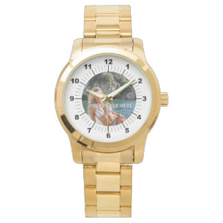 SCHITTER! 💛 Vergrote gouden armbandhorloge Horloge