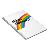 Schitter Zijwaarts Notitieboek (Rechterzijde)