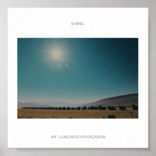 Schitter Zuid-Afrika Ochtend Landschap Poster