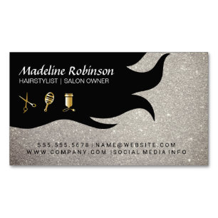 schitteren   Glamour Stylist Kit   Haar en schoonh Magnetisch Visitekaartje