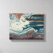 Schitterend Abstract Agate Design Colorful Canvas Afdruk (Voorkant)