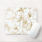 Schitterend abstract gouden patroon muismat (Met muis)