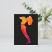 Schitterend Abstract zonwerend asanontwerp | Briefkaart (Staand voorkant)