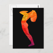 Schitterend Abstract zonwerend asanontwerp | Briefkaart (Voorkant / Achterkant)