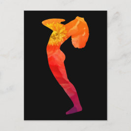 Schitterend Abstract zonwerend asanontwerp | Briefkaart
