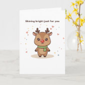 Schitterend Alleen Voor Jou Cute Puchi Dōshi Kaart (Gele Bloem)