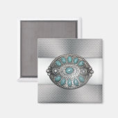 Schitterend antiek afbeelding van de gordel van me magneet (Voorkant / Achterkant)