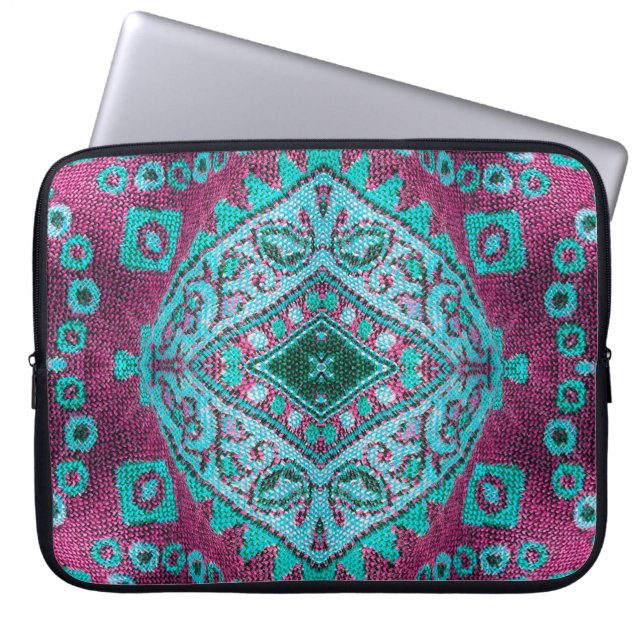 Schitterend, arabisch, arabisch, arabisch, arabisc laptop sleeve (Voorkant)