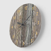 Schitterend authentiek kijkend hout - Klok (Hoek)