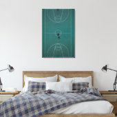 Schitterend Basketball-ontwerp Canvas Afdruk (Insitu (Slaapkamer))