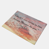 Schitterend bijbelcitaat Afdrukhemel - Snel ontwer Deurmat (Schuin)