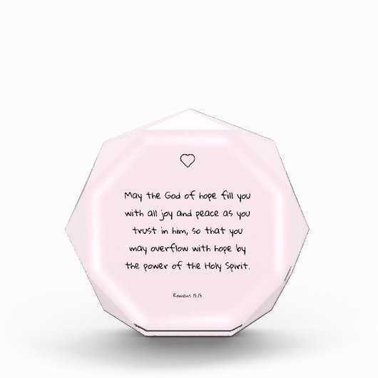 Schitterend Bijbelcitaat van de Bijbel van de Fori Fotoblokken (Voorkant)