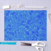 Schitterend blauw honingzucht tissuepapier (Craft)
