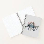 Schitterend blauw kunstontwerp notitieboek (Binnen)