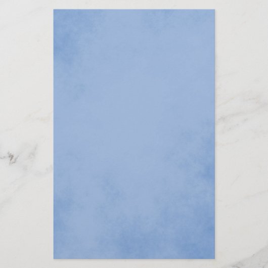 Schitterend blauw perkament briefpapier (Voorkant)