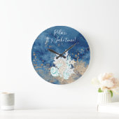 Schitterend blauw zand kleur kustgebruik grote klok (Huis)