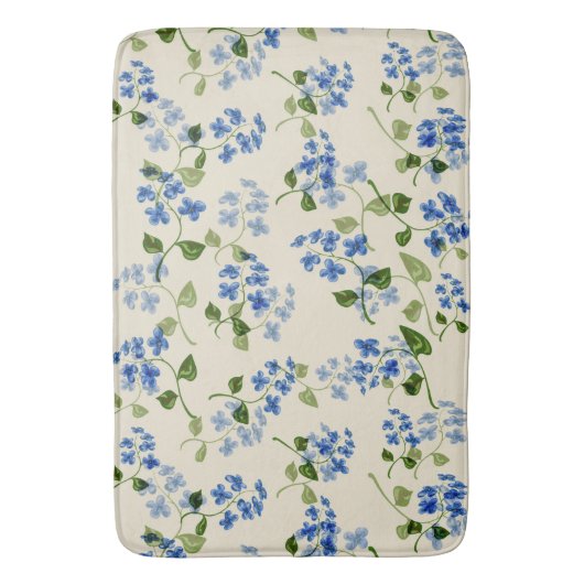 Schitterend bloemloos patroon badmat (Voorkant Verticaal)