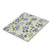 Schitterend bloemloos patroon tegeltje (Zijkant)