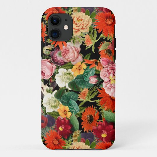 Schitterend bloempatroon Case-Mate iPhone case (Achterkant)