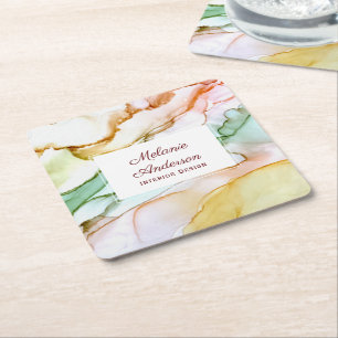 Schitterend Blush Pink Pastel Interior Design Kartonnen Onderzetters