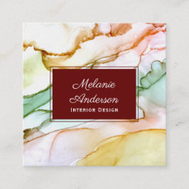 Schitterend Blush Pink Pastel Interior Design Vierkante Visitekaartje