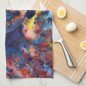 Schitterend Boeddha Origineel Abstract Kunstwerk Theedoek (Quarter Fold)