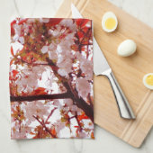 SCHITTEREND BOEKET VAN BLOEI THEEDOEK (Quarter Fold)
