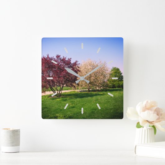 Schitterend boomlandschap vierkante klok (Huis)