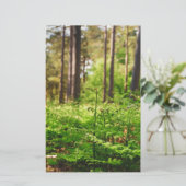 Schitterend bos briefpapier (Staand voorkant)