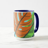 Schitterend botanisch creatief schattig patroon bl mok (Voorkant rechts)