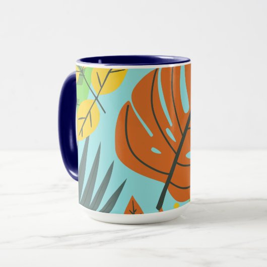 Schitterend botanisch creatief schattig patroon bl mok (Voorkant links)