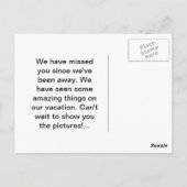 Schitterend briefkaart (Achterkant)