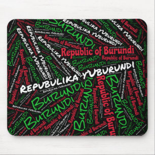 Schitterend Burundi-vlagkleurentriotticum Muismat