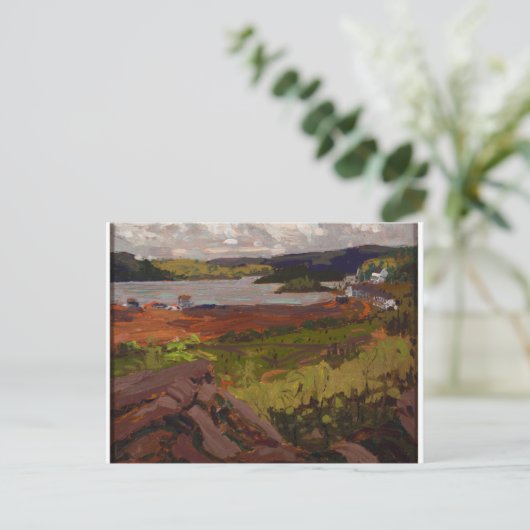 Schitterend Canadees landschap Tom Thompson Artist Briefkaart (Staand voorkant)