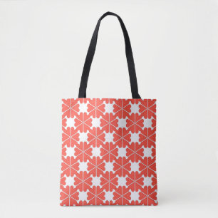 Schitterend cartoon wenskaart met kleurrijke doors tote bag