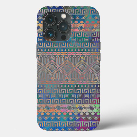 Schitterend coole kleurrijke Aztec geometrisch pat Case-Mate iPhone Case (Achterkant)